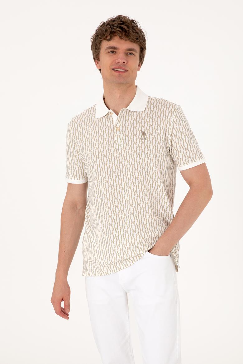 Erkek Regular Fit Açık Haki Polo Yaka Tişört - 50311944009