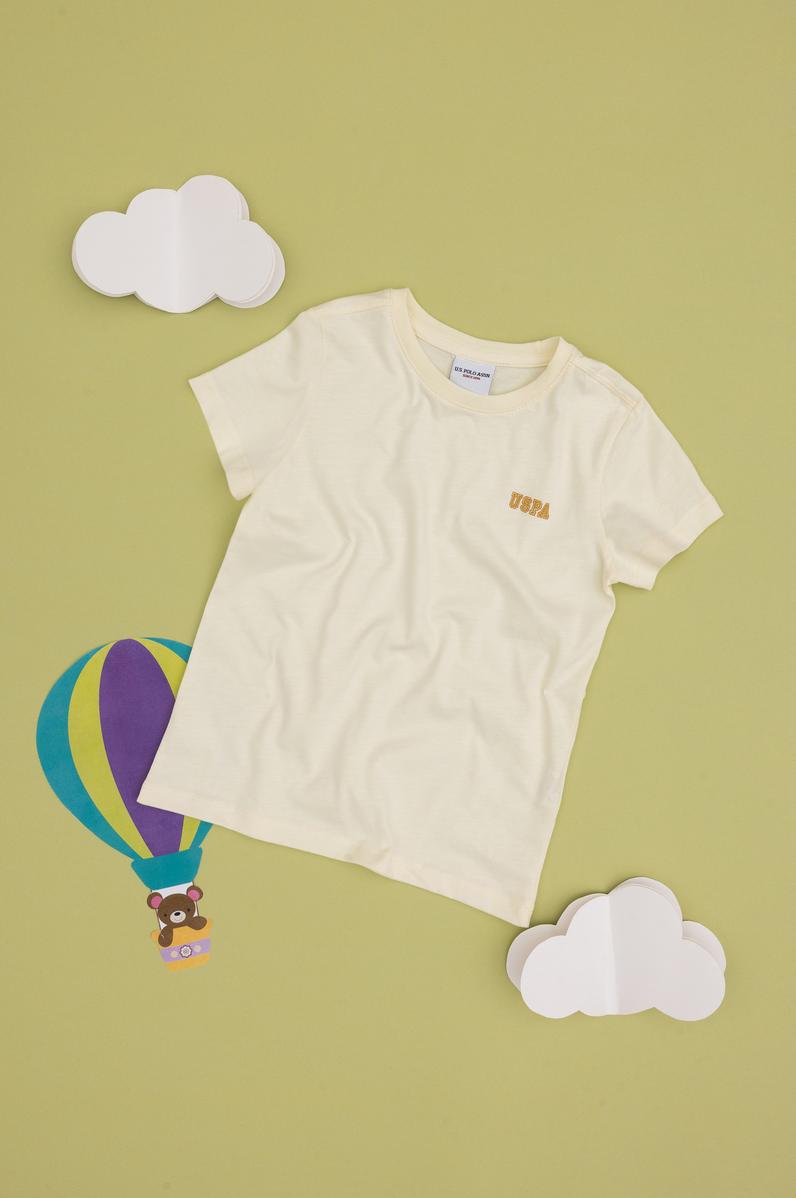 Erkek Çocuk İnci Bisiklet Yaka Tişört