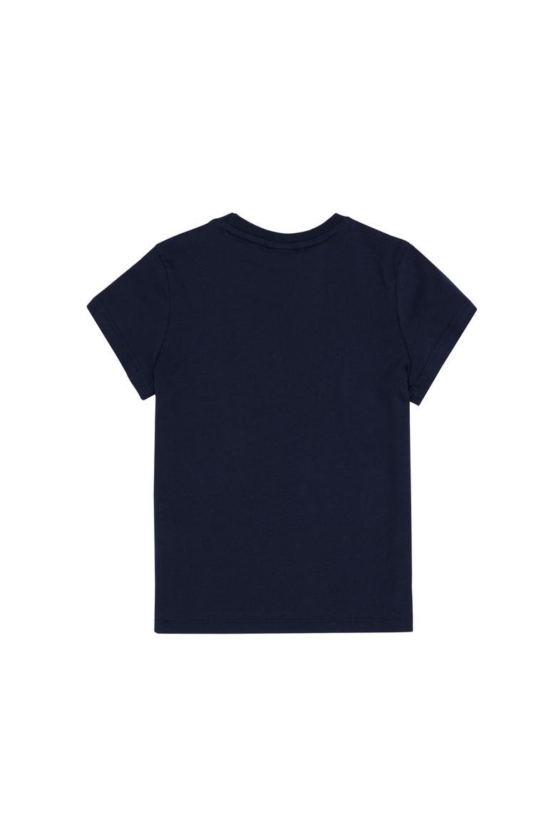 Erkek Çocuk Lacivert Bisiklet Yaka Tişört - 50313932013