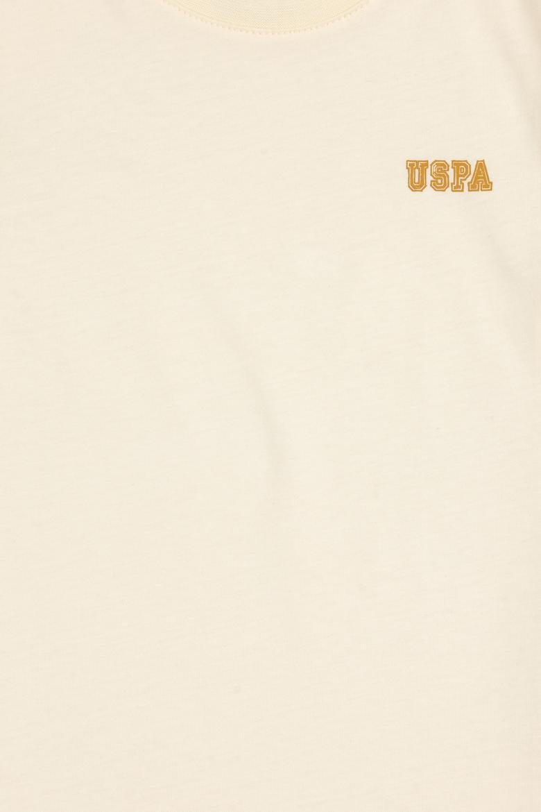 Erkek Çocuk Ekru Bisiklet Yaka Tişört - 50313932139