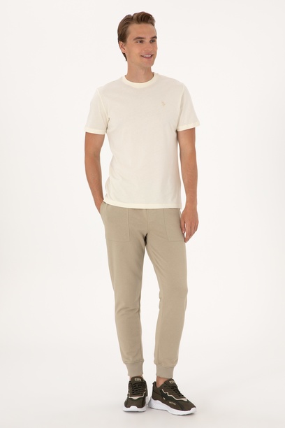 Erkek Açık Haki Eşofman Altı