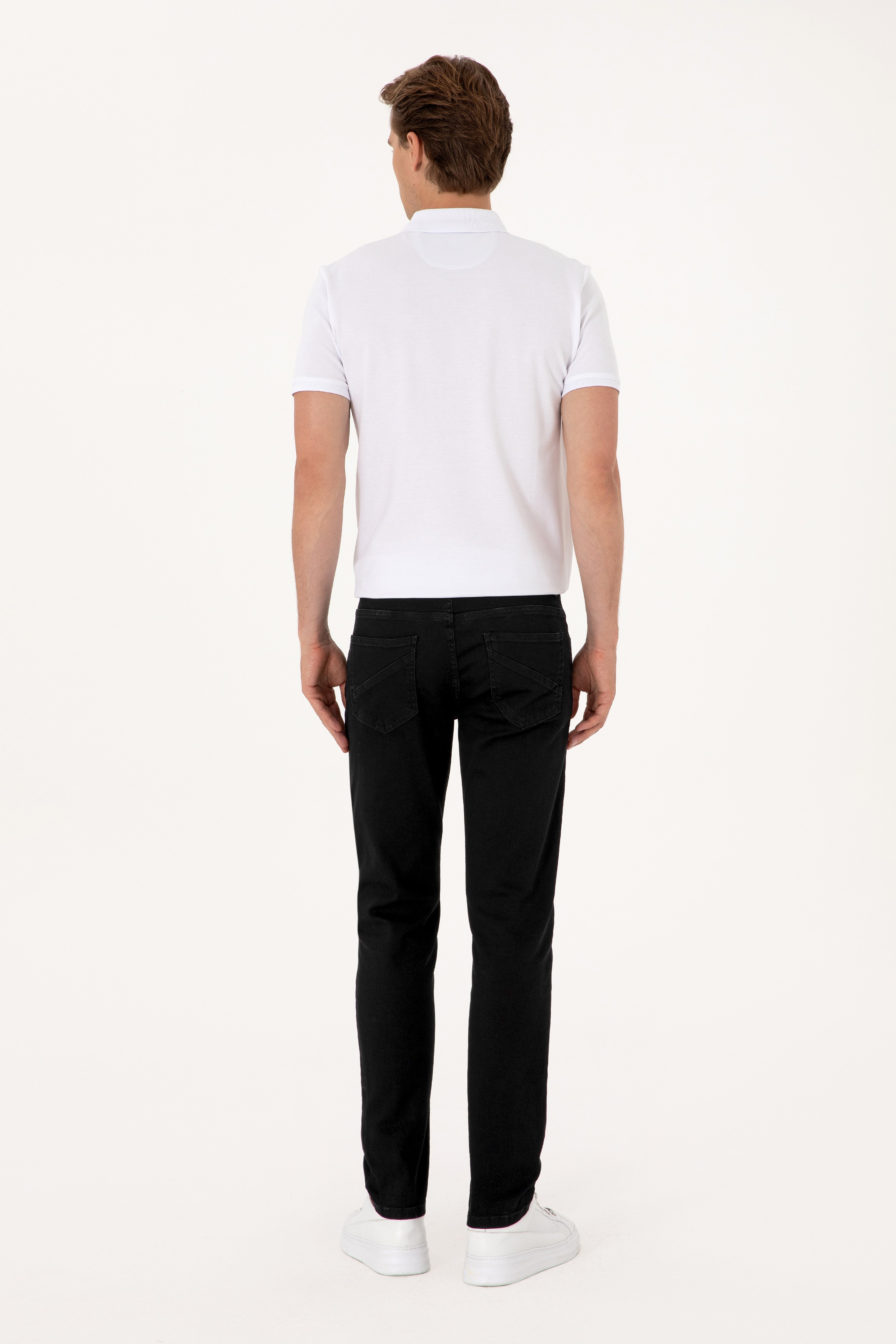 Erkek Siyah Jean Pantolon - Image 4