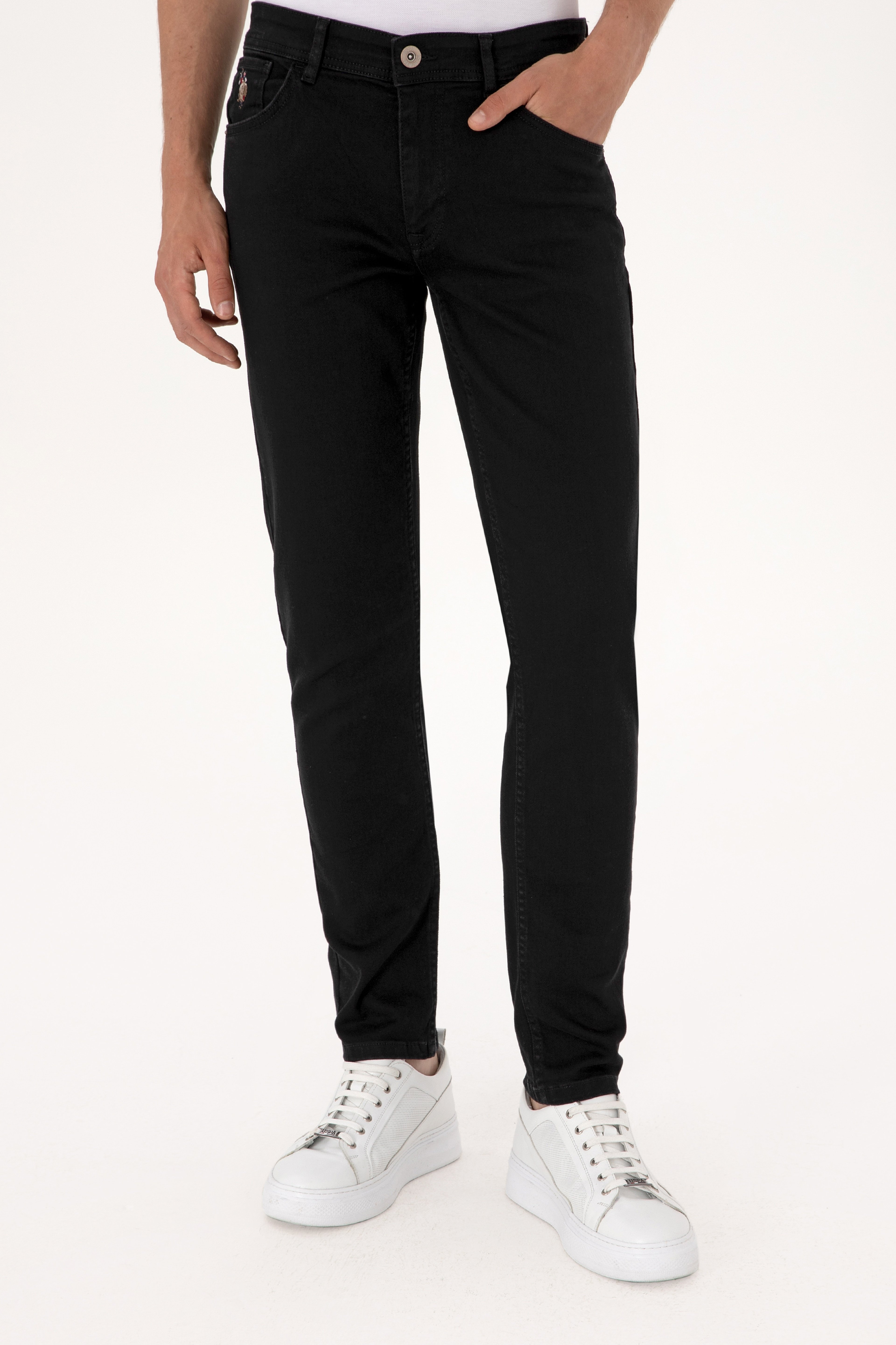 Erkek Siyah Jean Pantolon - Image 1