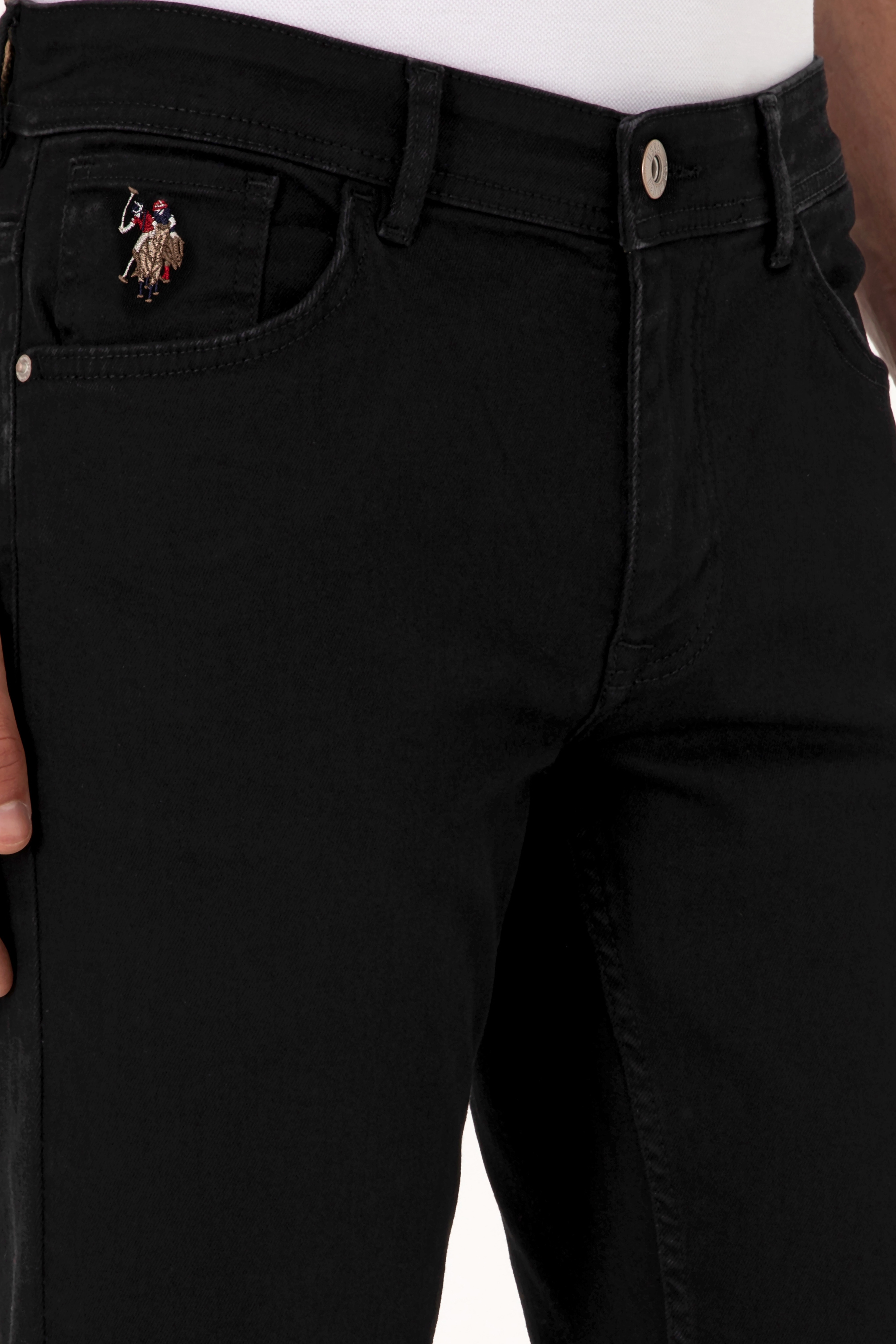 Erkek Siyah Jean Pantolon - Image 5