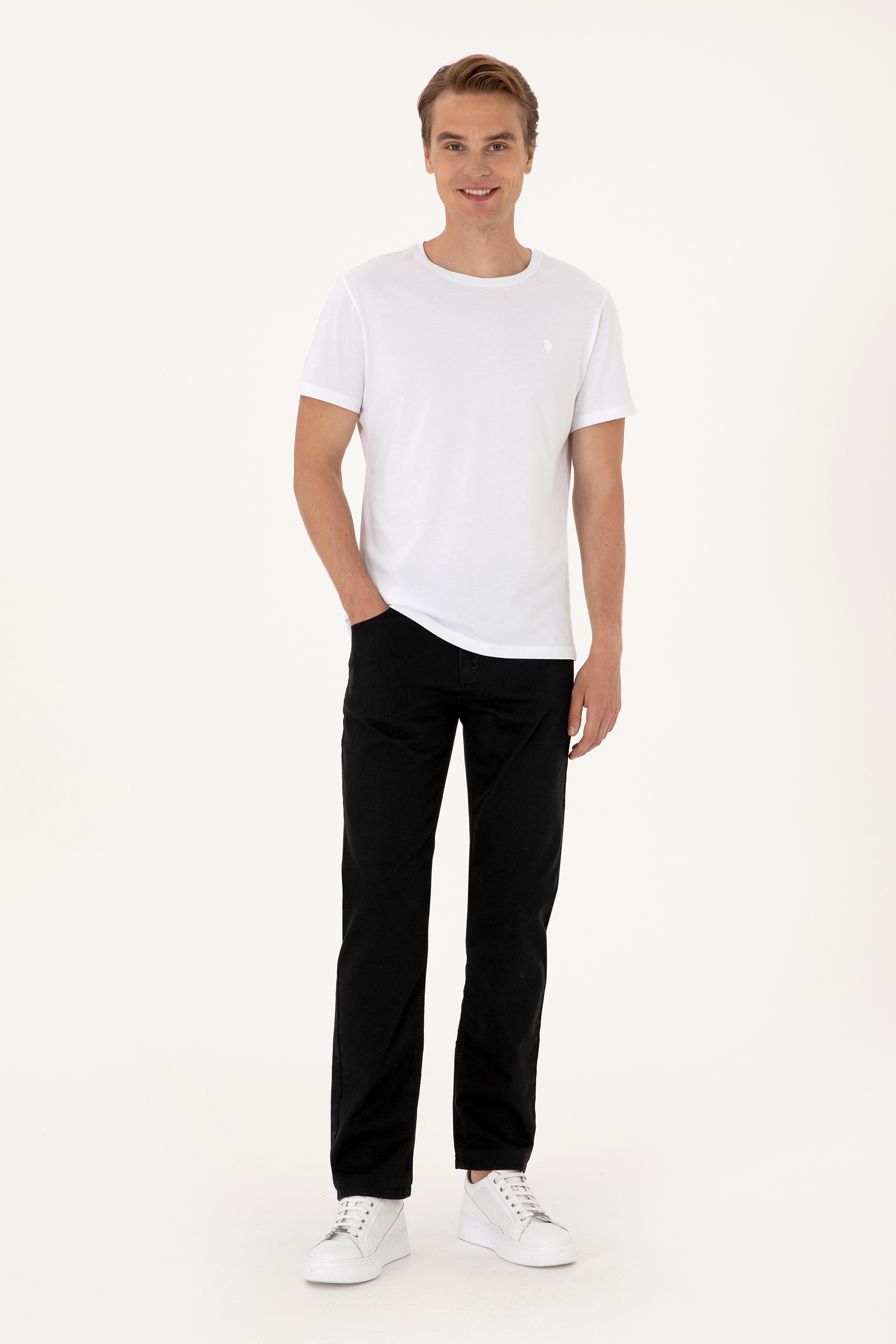 Erkek Siyah Jean Pantolon - Image 3