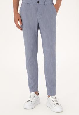 Erkek Lacivert Kanvas Pantolon - 50300176244