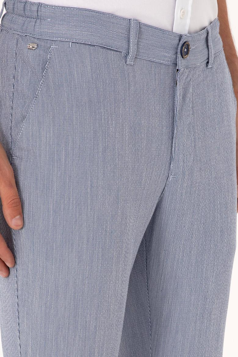 Erkek Lacivert Kanvas Pantolon - 50300176244