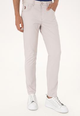 Erkek Açık Gri Kanvas / Chino Pantolon - 50299165849