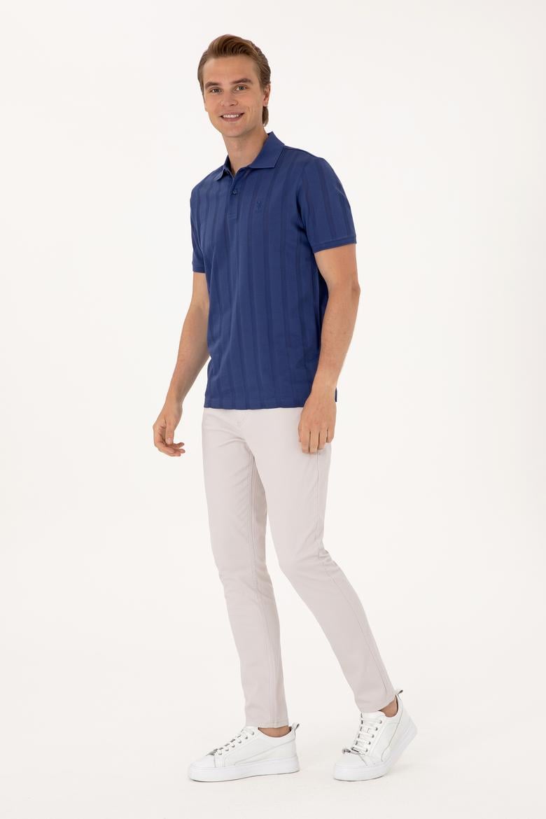 Erkek Açık Gri Kanvas / Chino Pantolon