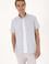 Erkek Açık Gri Kısa Kollu Gömlek