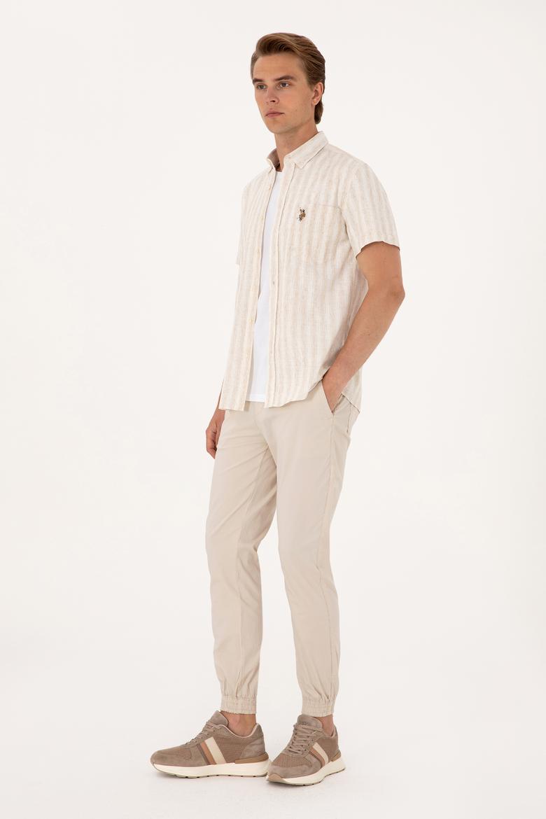 Erkek Taş Kanvas Pantolon - 50300442161