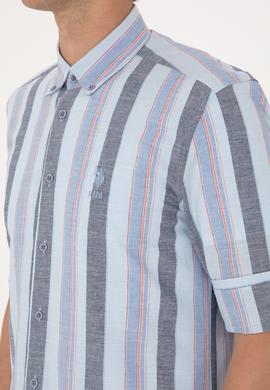 Erkek Açık Mavi Uzun Kollu Gömlek - 50299589009