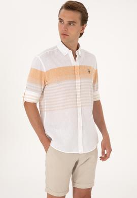 Erkek Turuncu Uzun Kollu Gömlek - 50300105013