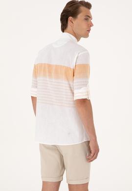 Erkek Turuncu Uzun Kollu Gömlek - 50300105013