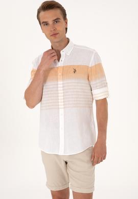 Erkek Turuncu Uzun Kollu Gömlek - 50300105013