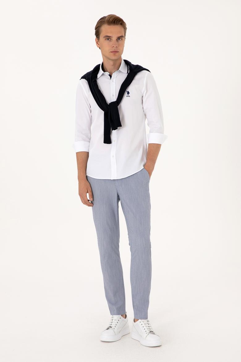 Erkek Beyaz Uzun Kollu Gömlek - 50300225009