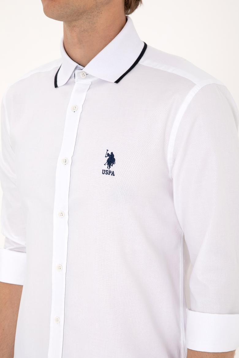 Erkek Beyaz Uzun Kollu Gömlek - 50300225009