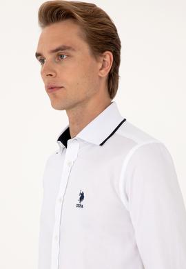 Erkek Beyaz Uzun Kollu Gömlek - 50300225009