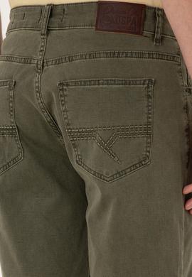 Erkek Haki Jean Şort - 50301847002