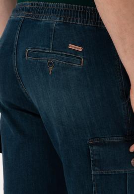 Erkek Mavi Jean Şort - 50304364007