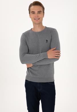 Erkek Gri Melanj Basic Kazak - 50288880029