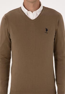 Erkek Haki Basic Kazak - 50288881095