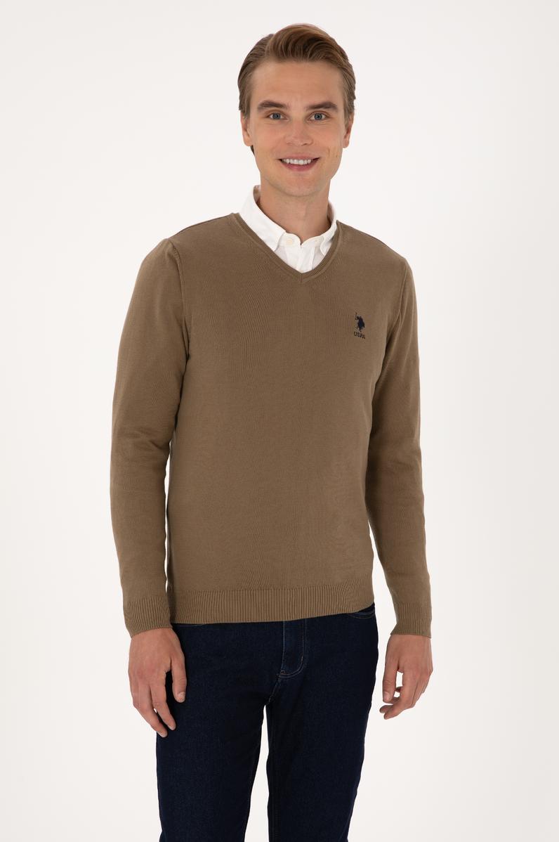 Erkek Haki Basic Kazak