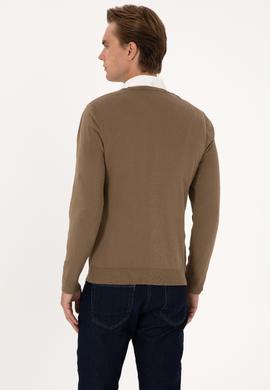 Erkek Haki Basic Kazak - 50288881095