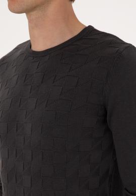 Erkek Antrasit Basic Kazak - 50288882012