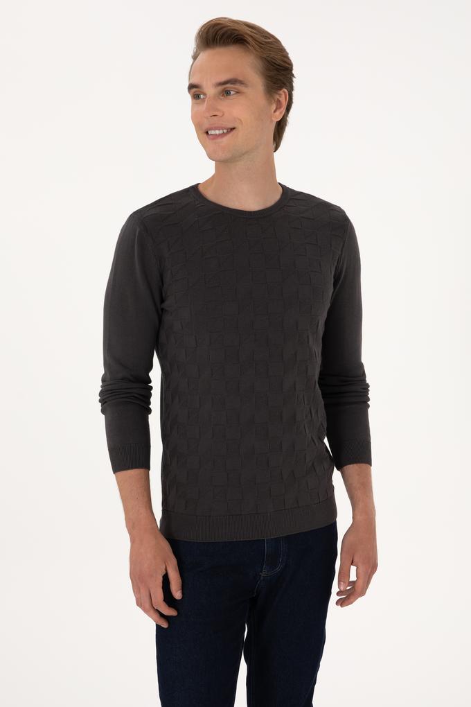 Erkek Antrasit Basic Kazak