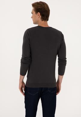 Erkek Antrasit Basic Kazak - 50288882012