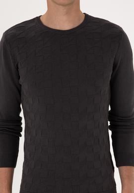 Erkek Antrasit Basic Kazak - 50288882012