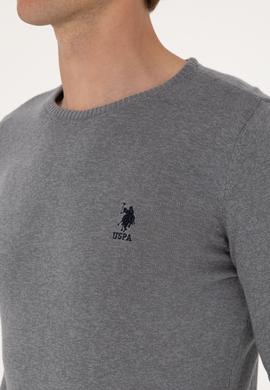 Erkek Gri Melanj Basic Kazak - 50288880029