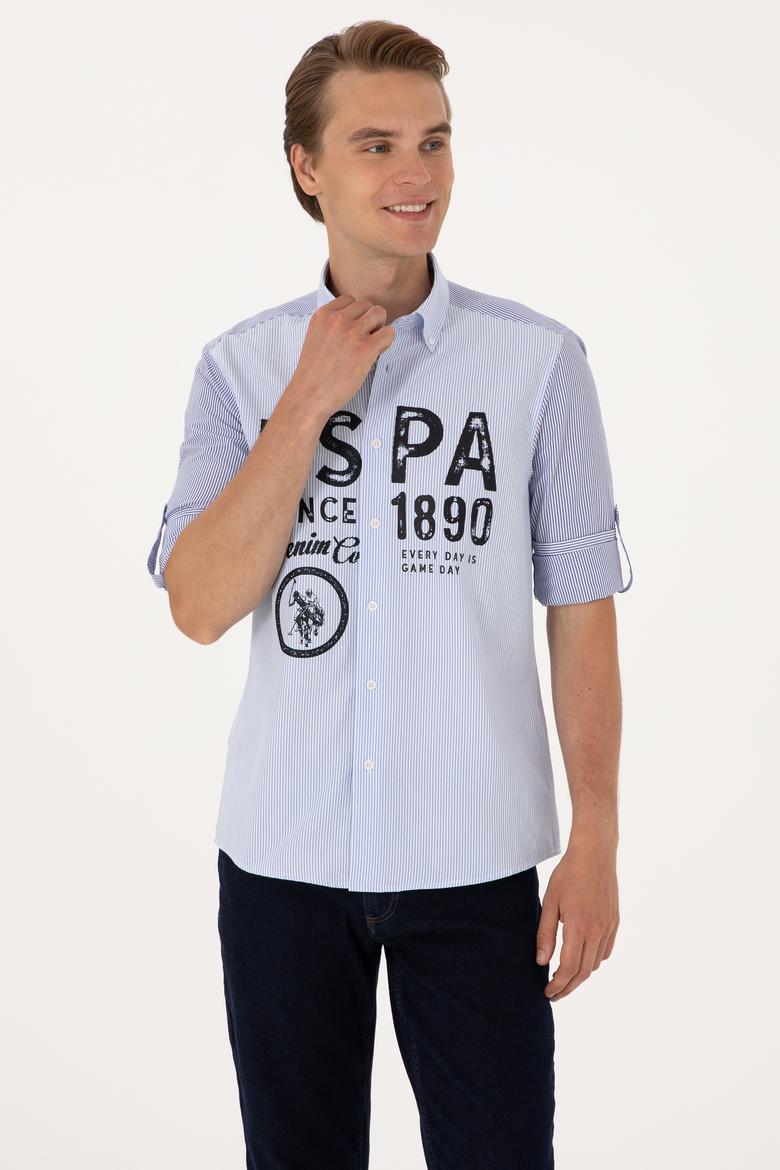 Erkek Lacivert Uzun Kollu Gömlek - 50299351003