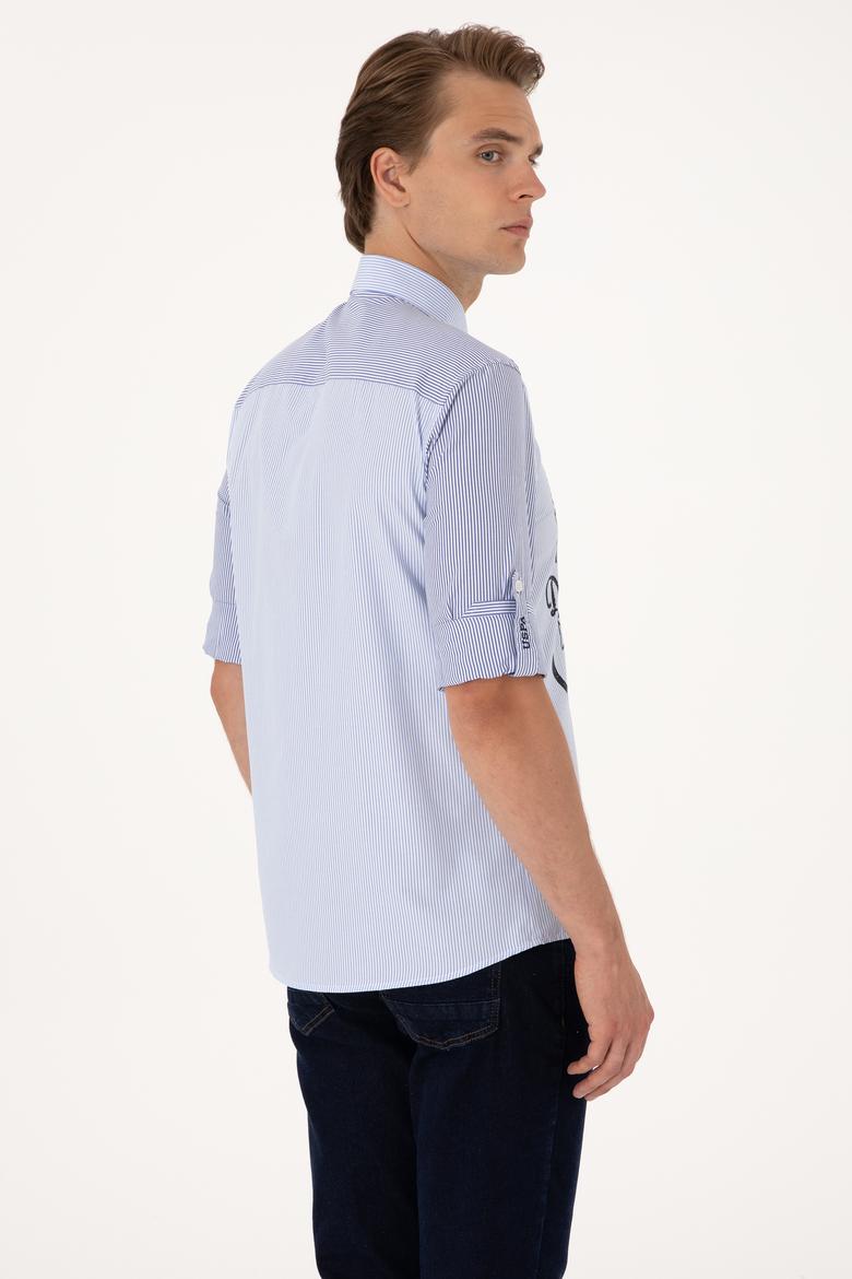 Erkek Lacivert Uzun Kollu Gömlek - 50299351003