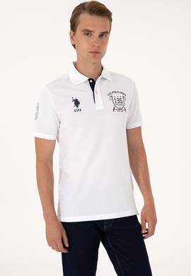 Erkek Regular Fit Beyaz Polo Yaka Tişört - 50299667027