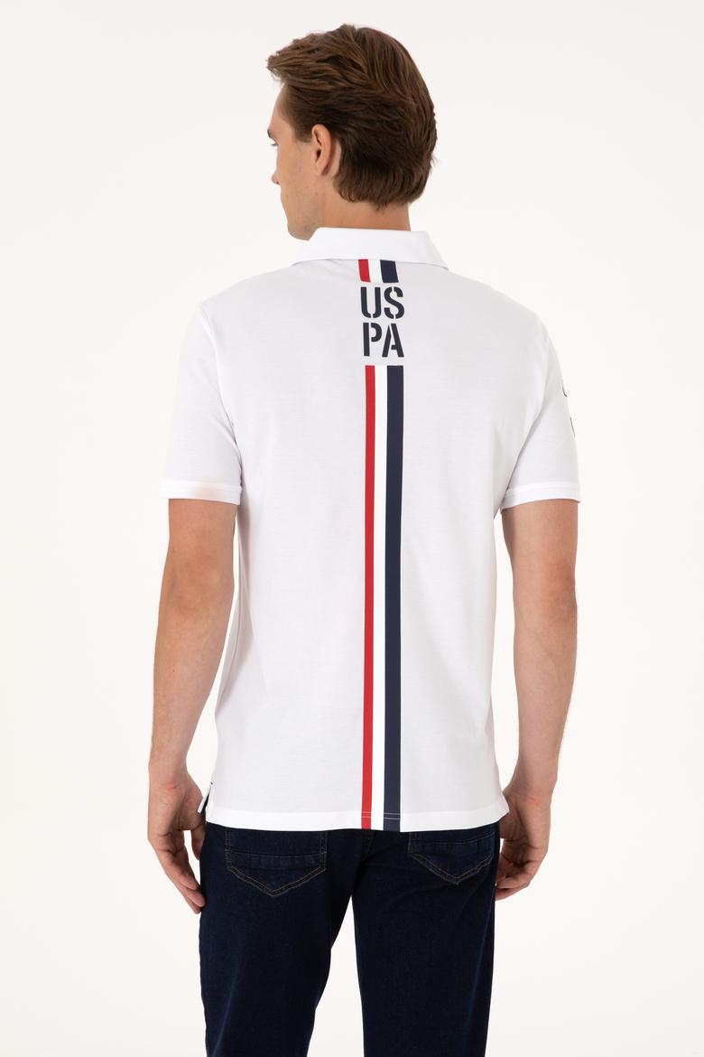 Erkek Regular Fit Beyaz Polo Yaka Tişört - 50299667027