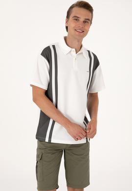 Erkek Comfort Fit Vizon Polo Yaka Tişört - 50300001048