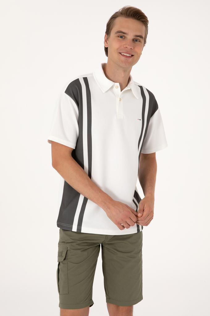 Erkek Comfort Fit Vizon Polo Yaka Tişört