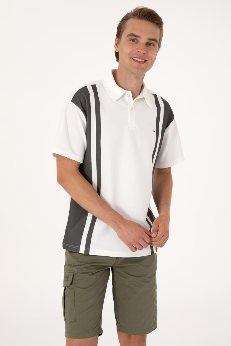 Erkek Comfort Fit Vizon Polo Yaka Tişört