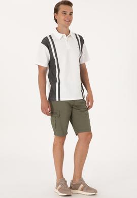 Erkek Comfort Fit Vizon Polo Yaka Tişört - 50300001048