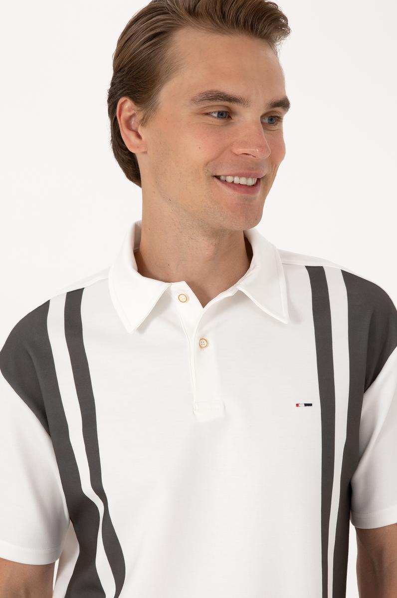 Erkek Comfort Fit Vizon Polo Yaka Tişört
