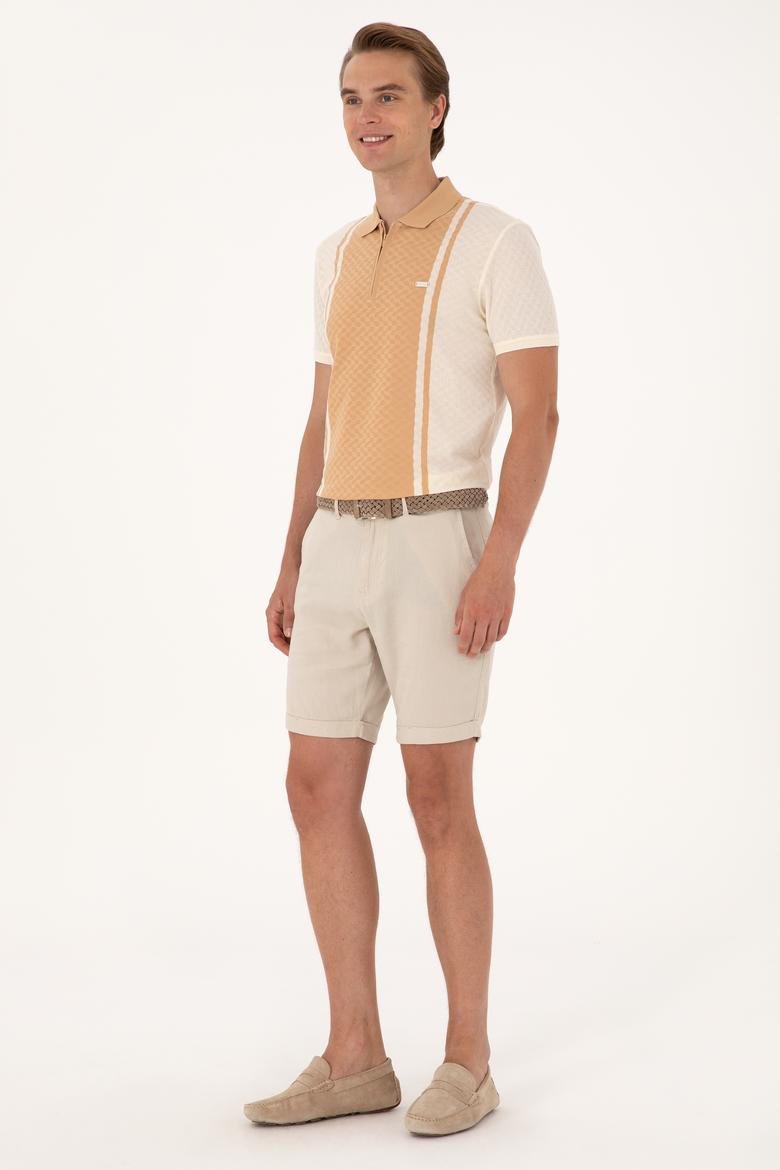Erkek Taş Dokuma Şort - 50300446051