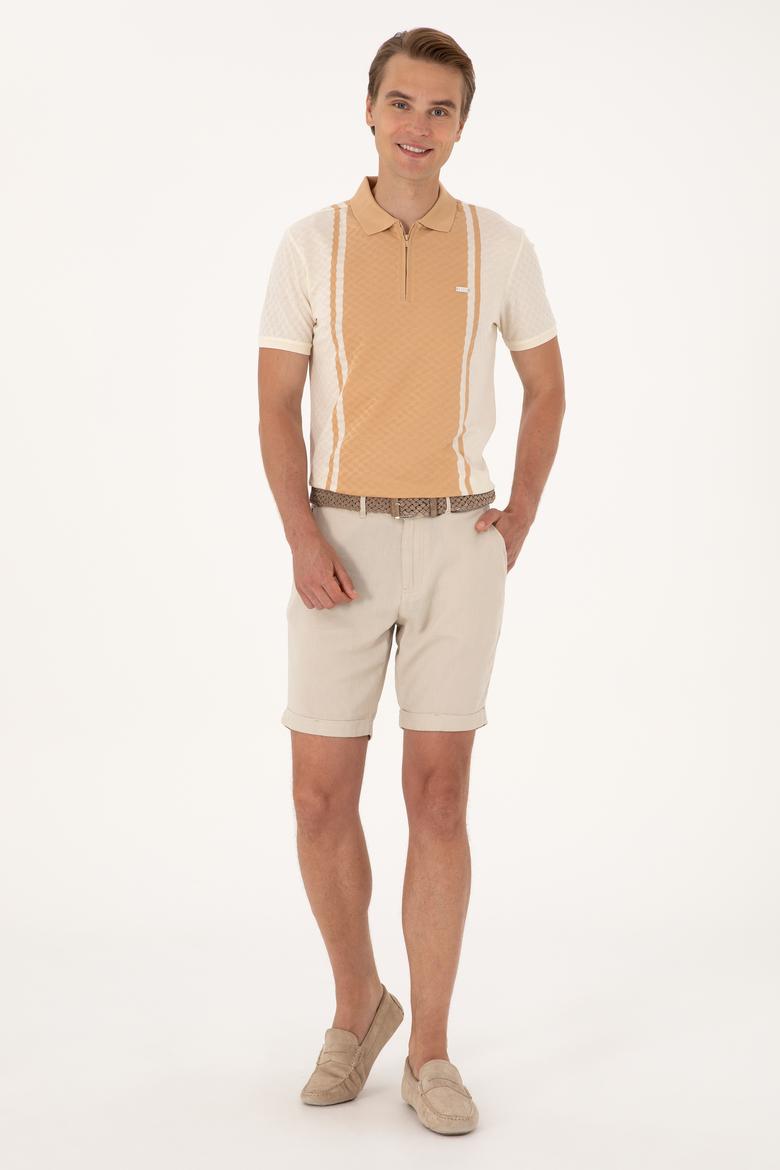 Erkek Taş Dokuma Şort