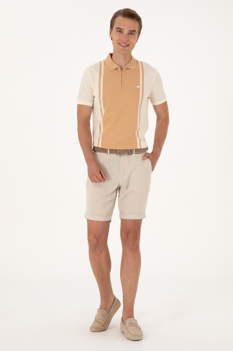 Erkek Taş Dokuma Şort