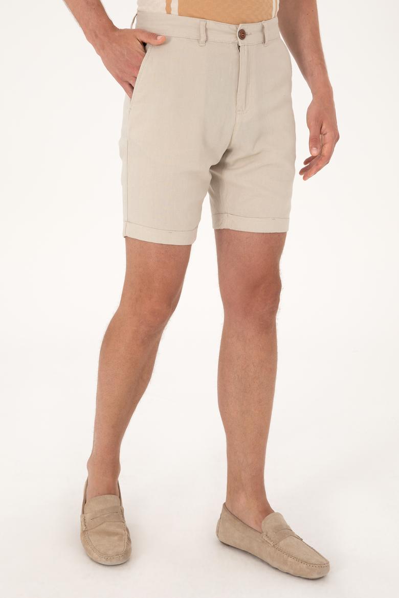 Erkek Taş Dokuma Şort - 50300446051