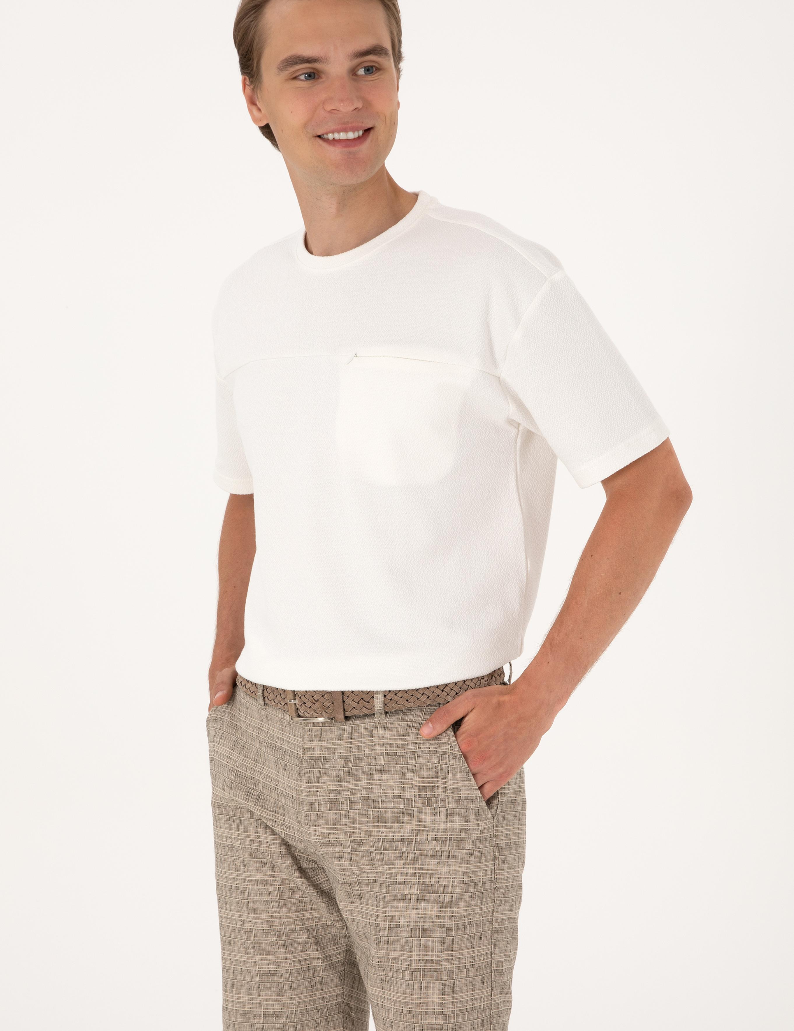 تی شرت یقه گرد ریلکس یقه گرد مردانه یو اس پولو | U.S. Polo Assn. - تصویر 3