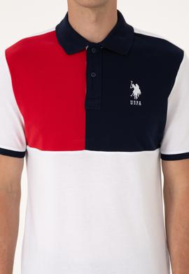 Erkek Regular Fit Beyaz Polo Yaka Tişört - 50299782007