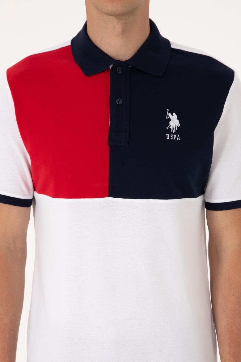 Erkek Regular Fit Beyaz Polo Yaka Tişört - 50299782007