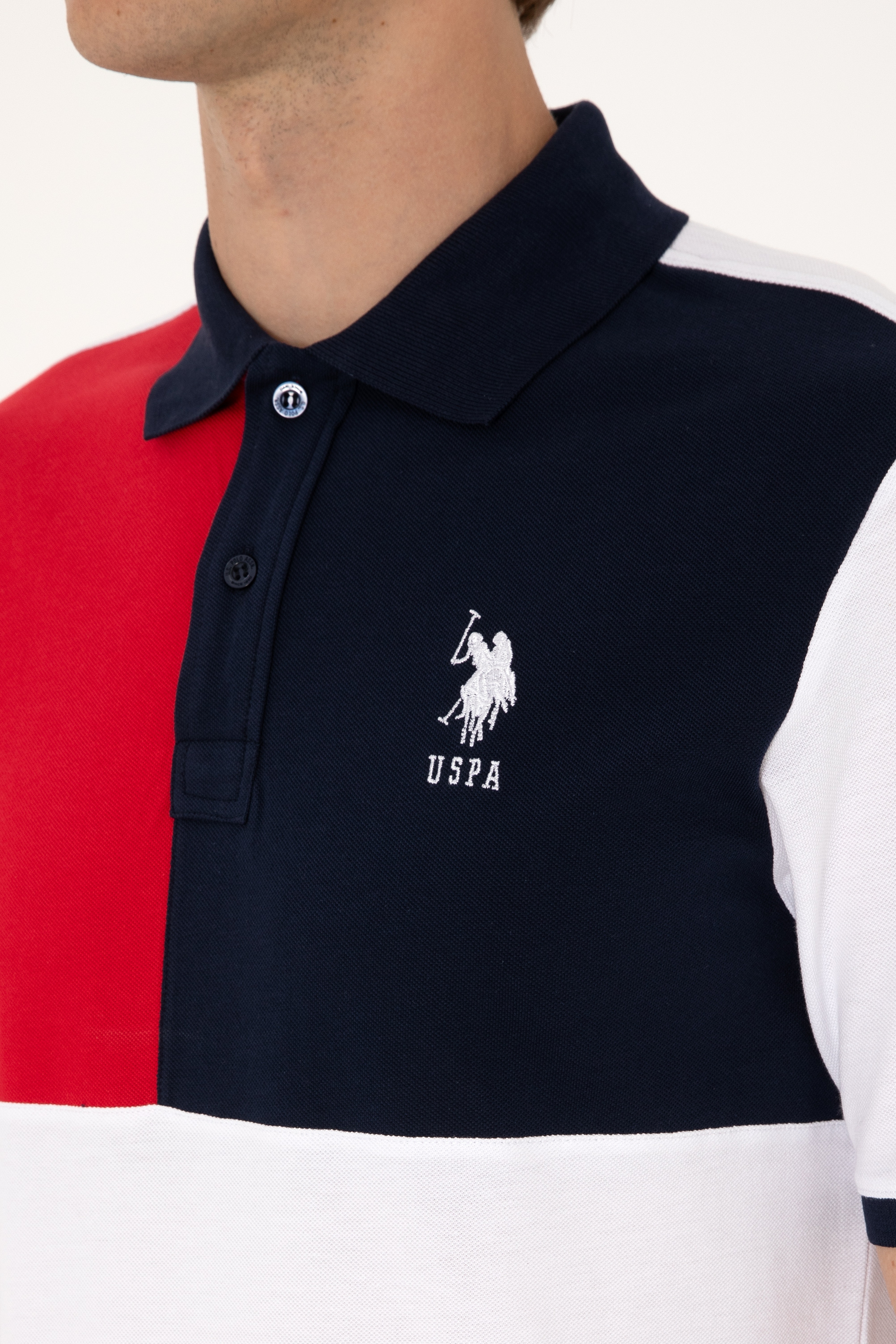 Erkek Regular Fit Beyaz Polo Yaka Tişört